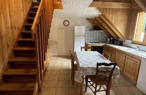 Valloire Apartment | Apartment 'Le Galibier' with Mountain View, Shared Garden and Wi-Fi