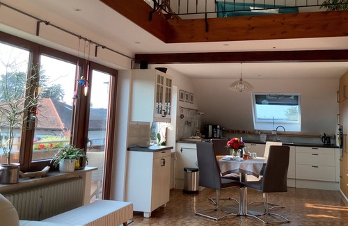 Nonnenhorn Apartment | Apartment 'Maisonette Am See' with Lake View, Wi-Fi and Air Conditioning
