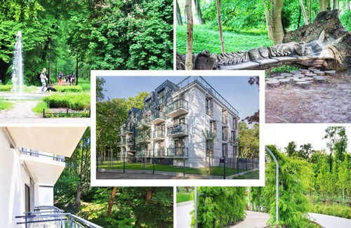 Swinoujscie Apartment | Apartment MARIW MATEJKI 17 mit Blick auf den Park - Strand in der Nahe - 7 min.