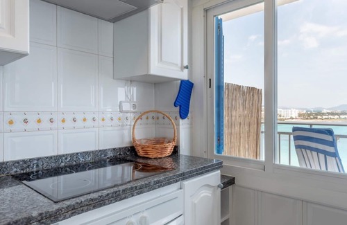 S'Illot-Cala Morlanda Apartment | Apartment Rocamar in S'illot, with sea views