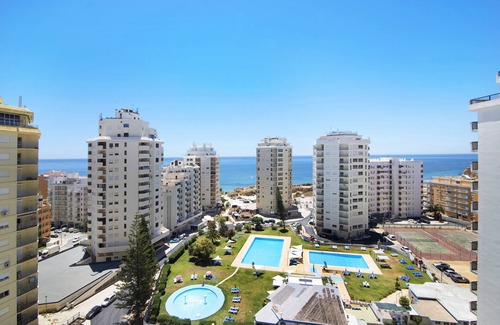 Armacao de Pera Apartment | Apartment São Rafael 11ºD - Vista Mar with Wi-Fi, Garden & Balcony