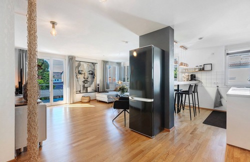 Uhldingen-Muehlhofen Apartment | Apartment 'Spectrum 2' with Balcony and Wi-Fi