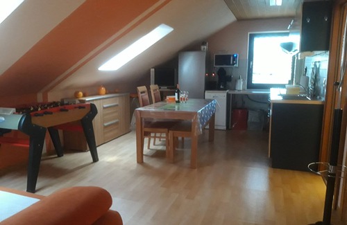 Gomadingen Apartment | Apartment 'Schwäbische Alb' with Shared Terrace, Wi-Fi and Air Conditioning