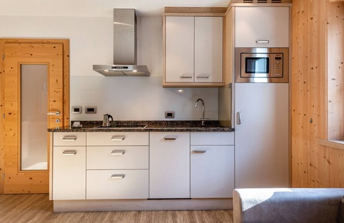 Selva di Val Gardena Apartment | Apartment "Stoffelapartments - Martina" with Mountain View, Shared Terrace & Wi-Fi