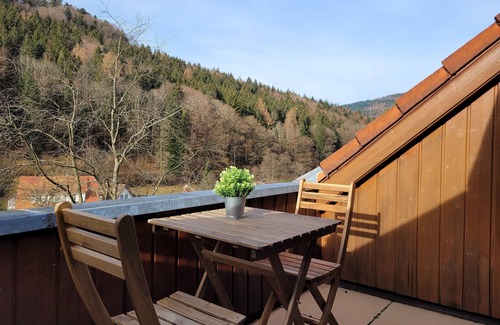 Bad Herrenalb Apartment | Apartment with 60sqm, 1 children's room with 2 single beds, attic with sleeping possibility, max. for 4 persons