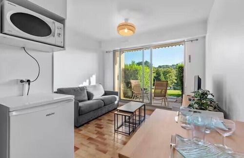 Clair Valon Apartment | Apartment with area, view on the golf of Houlgate