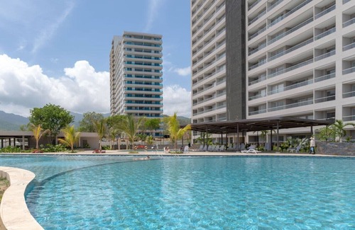 Papare Apartment | Apartment with balcony-direct access to beach and swimming pool