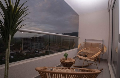 Papare Apartment | Apartment with balcony-direct access to beach and swimming pool