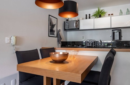 Itaipava Apartment | Apartment with one bedroom and living room in the heart of Itaipava