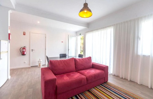 Caloura Apartment | Apartment with one bedroom in Caloura with furnished terrace and WiFi