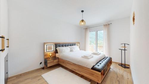 Leukerbad Apartment | Apartment with sauna and mountain view