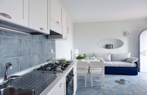 Villammare Apartment | Apartment with terrace. Shared pool. 150 metres from beach