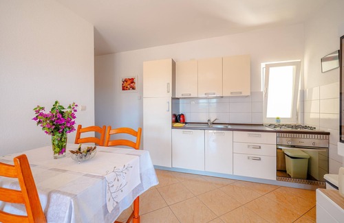 Orebic Apartment | Apartments Mladenka- Two Bedroom Apartment with Balcony and Sea View