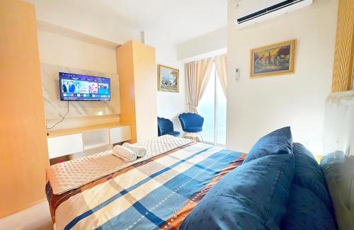 Pekayon Jaya Apartment | Apatermend grand kamala lagoon 1BR Cozy & Elegant by LuckyStay