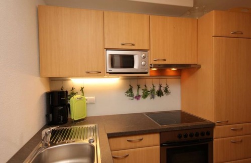 Schildlehen Apartment | App. 8 - Wohn-/schlafraum, Dusche, WC - Hotel Appartement Hochkönig