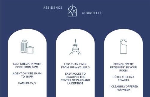 Levallois-Perret Apartment | Appart Hôtel Résidence Courcelle