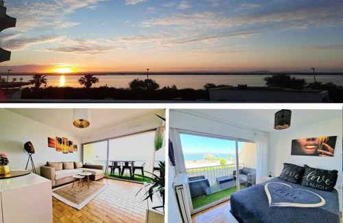 Palavas-les-Flots Apartment | Appartement 1ere ligne piscine terrasse au bord de la plage front de mer avec 6 vélos