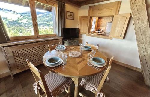 Megeve Apartment | Appartement 3 pièces+cabine à Megève, près des pistes, terrasse, parking, 6 couchages - FR-1-597-1