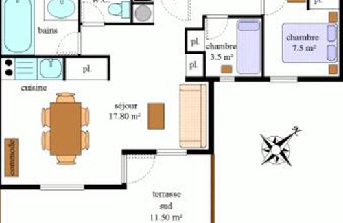 Aussois Apartment | Appartement Aussois, 3 pièces, 6 personnes - FR-1-508-90