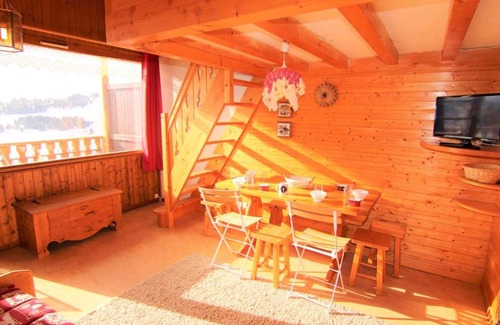 Les Saisies Apartment | Appartement cosy 2 pièces aux Saisies pour 5 personnes, balcon et kitchenette équipée - FR-1-594-305
