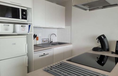 Merlimont-Plage Apartment | Appartement cosy face mer avec balcon et parking privé - FR-1-672-13