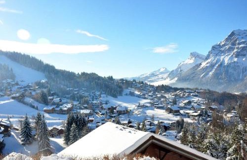 Les Carroz-d'Araches Apartment | Appartement cosy 6 personnes avec garage, terrasse et wifi au cœur du village, proche pistes et commerces - FR-1-572-251