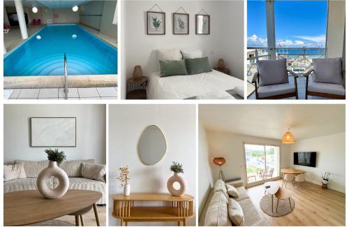 Plougonvelin Apartment | Appartement Cosy, terrasse vu mer, piscine, Sauna - WarmHouse