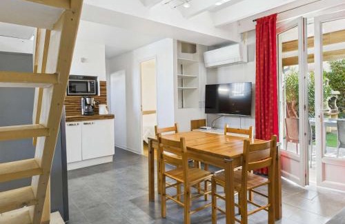 Marseillan Plage Apartment | Appartement duplex climatisé avec terrasse, 1 chambre, parking privé, proche plage - FR-1-326-559