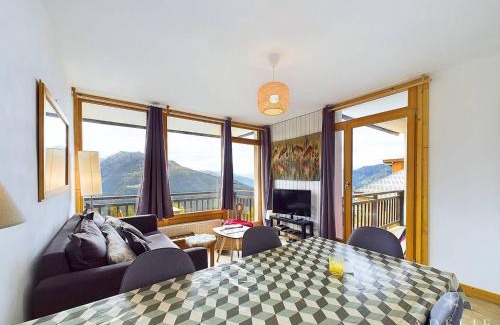 La Rosiere Apartment | Appartement Scandinave, 3 pièces, 50m², proche pistes et commerces, avec balcons et parking - FR-1-398-609