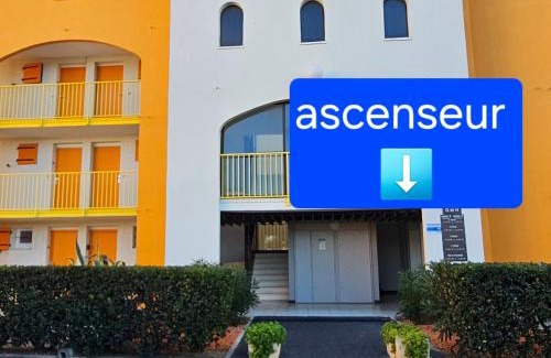 Le Barcares Apartment | appartement vue mer,accès direct plage,fibre,clim,parking public gratuit