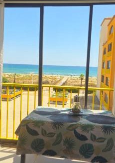 Le Barcares Apartment | appartement vue mer,accès direct plage,fibre,clim,parking public gratuit