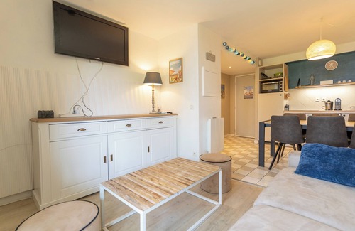 Le Touquet-Paris-Plage Apartment | Appt 2 pièces cabine 6 pers avec piscine, tennis, parking gratuit 157