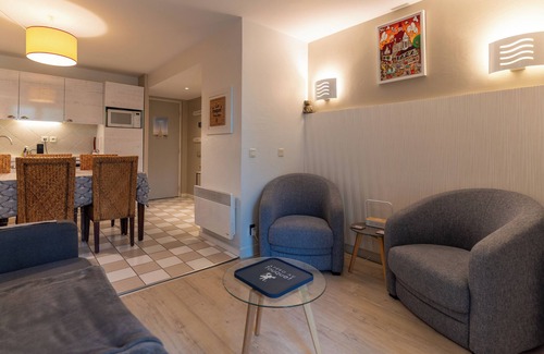 Le Touquet-Paris-Plage Apartment | Appt 2 pièces cabine 6 pers avec piscine, tennis, parking gratuit 217