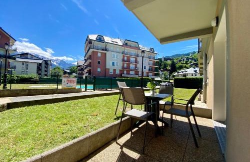 Saint-Gervais-les-Bains Apartment | Appt MIAGE - 2 pièces cabine, terrasse & piscine