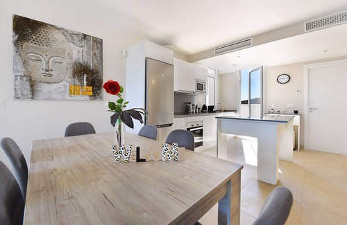 Mijas Apartment | Apt at 5 min drive from La Cala de Mijas beach, electric barbecue on terrace.