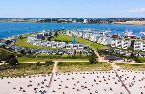 Fehmarn Apartment | Apt. Beach203 with Baltic Sea view, directly on the beach, casual-modern living ambience!