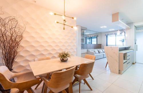 Penha Apartment | Apto Vista Mar 3 Quartos Ares Condicionados Cozinha Completa Piscina Academia Playground infantil Salão de Jogos a 50m PRAIA Reserve agora mesmo!