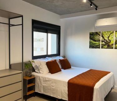 Maringa Apartment | Aptos 1 ou 2 quartos no Centro com Piscina e Academia