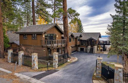 Carnelian Bay House | Aqua Vista Lakefront Estate by Tahoe Getaways - 6 BR in Carnelian Bay w Buoy, Pier & Game Room