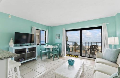 Daytona Beach Shores Apartment | Aquamarine Suite at Sunglow Resort by Brightwild