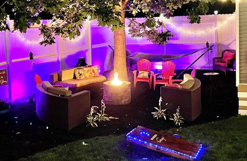 Bloomington House | Arcade House! Massive game room, hot tub, firepit, grill, games