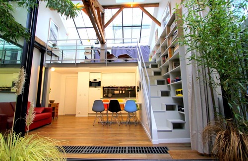 3rd Arrondissement Apartment | Architect's duplex loft in the heart of the Marais