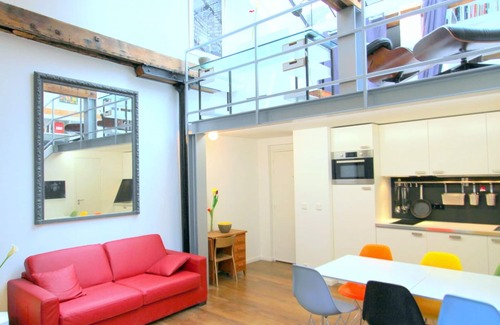 3rd Arrondissement Apartment | Architect's duplex loft in the heart of the Marais