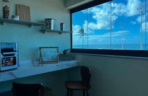 Armacao Apartment | Art Studio - Praia de Armação - 45m Frente Mar - PÉ NA AREIA ! Com Varanda Gourmet - ALTO PADRÃO