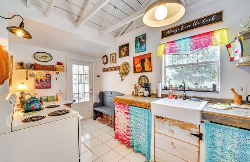 Fedhaven House | Artsy Bungalow on St Anne Lake: Pool, Dock & Deck
