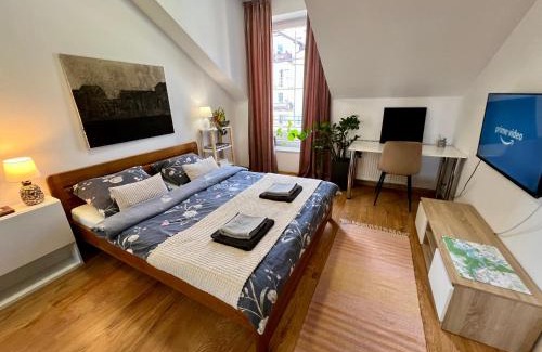 Ilawa Apartment | Artystyczna przestrzeń z widokiem na jeziora