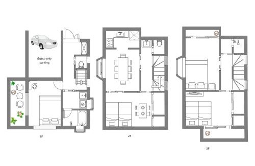 Katsushika House | Asakusa-Ginza-Skytree-Stn-4min-95sqm-Garage-2WC-2Swr