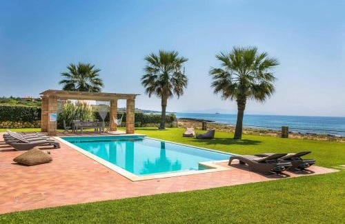 Svoronata Villa | Astounding Seafront Kefalonia Villa 3 Bedrooms Villa Alegria Private Pool & Amazing Sea Views Minies