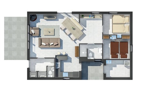 Uden House | Attractive bungalow with a terrace at the Bedafse Bergen