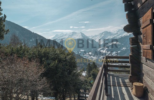 Saint-Luc Ski Chalet | Attractive detached chalet with parking space, rustic and functional, on two floors, with magnificen